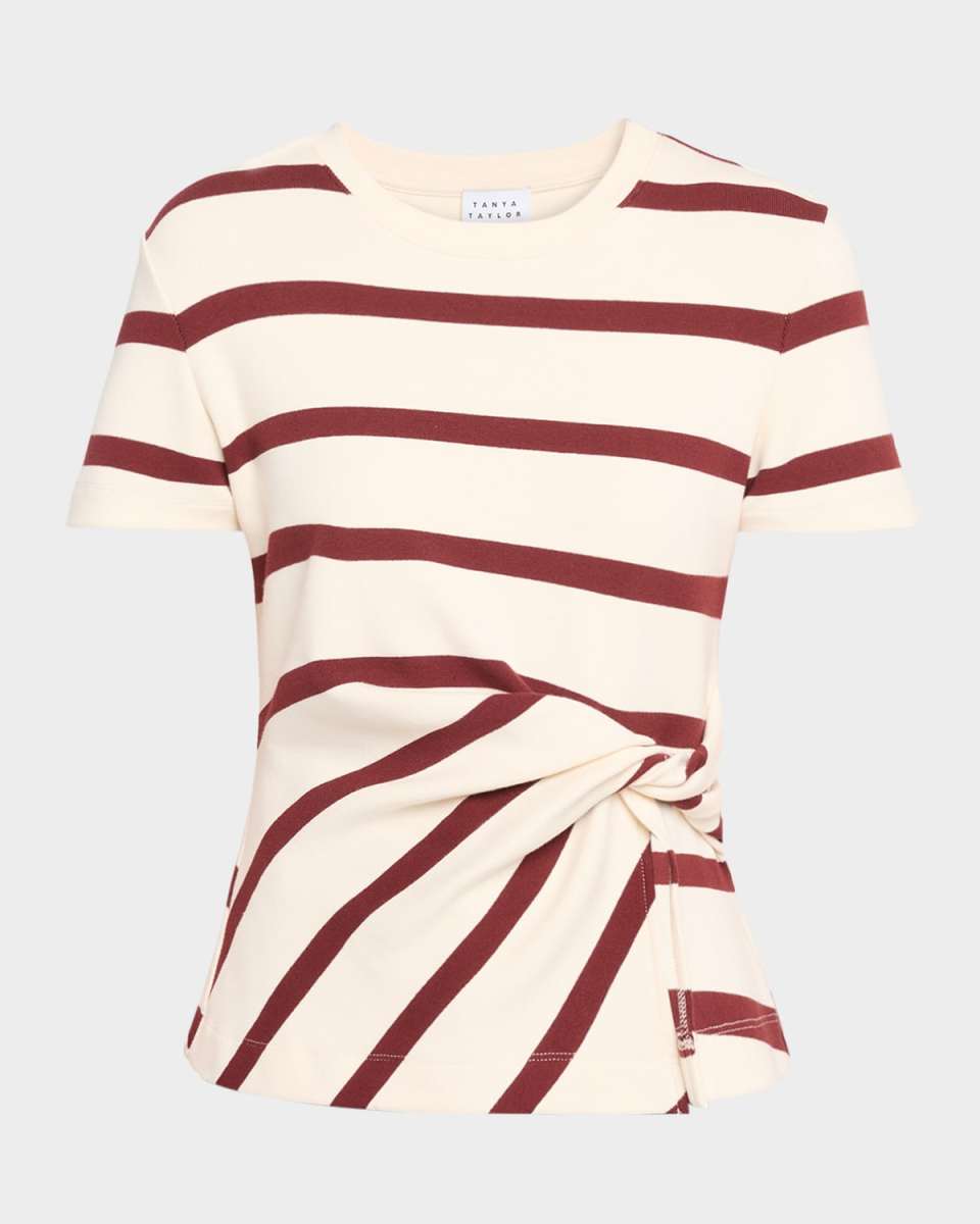 Carlita Short-Sleeve Twist Top